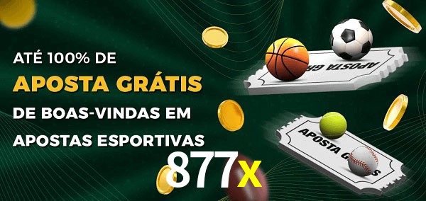 877x Ate 100% de Aposta Gratis
